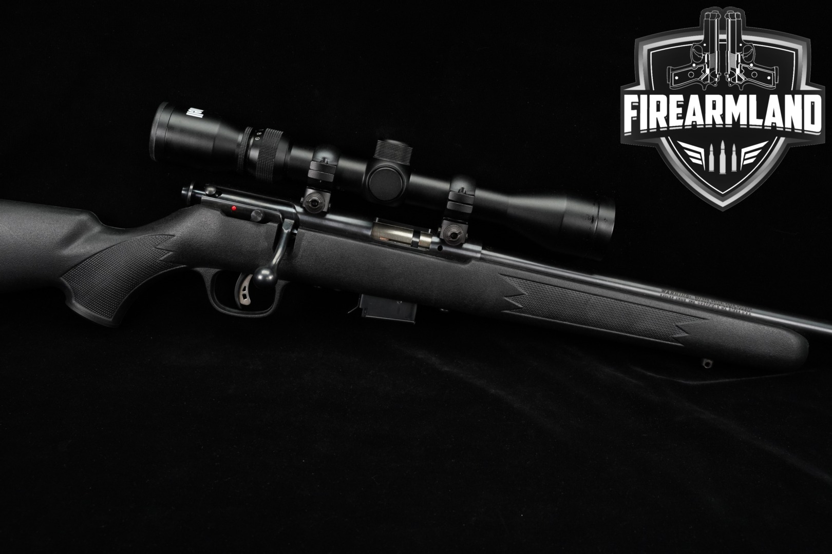 Savage Arms Model 93R17 F 17 HMR 21" Blued & Synthetic 93 R17 +ORIG BOX-img-0