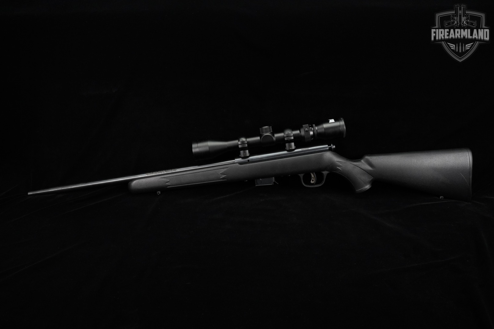 Savage Arms Model 93R17 F 17 HMR 21" Blued & Synthetic 93 R17 +ORIG BOX-img-2