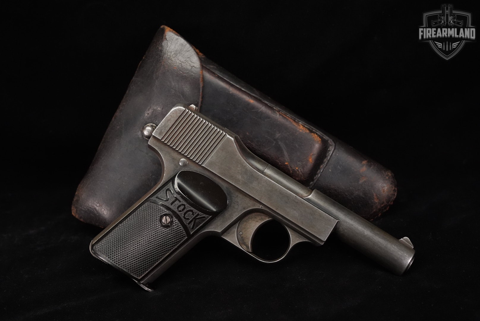 Franz Stock PISTOL Type 2 32 ACP 3.9 Blued +HOLSTER-img-2