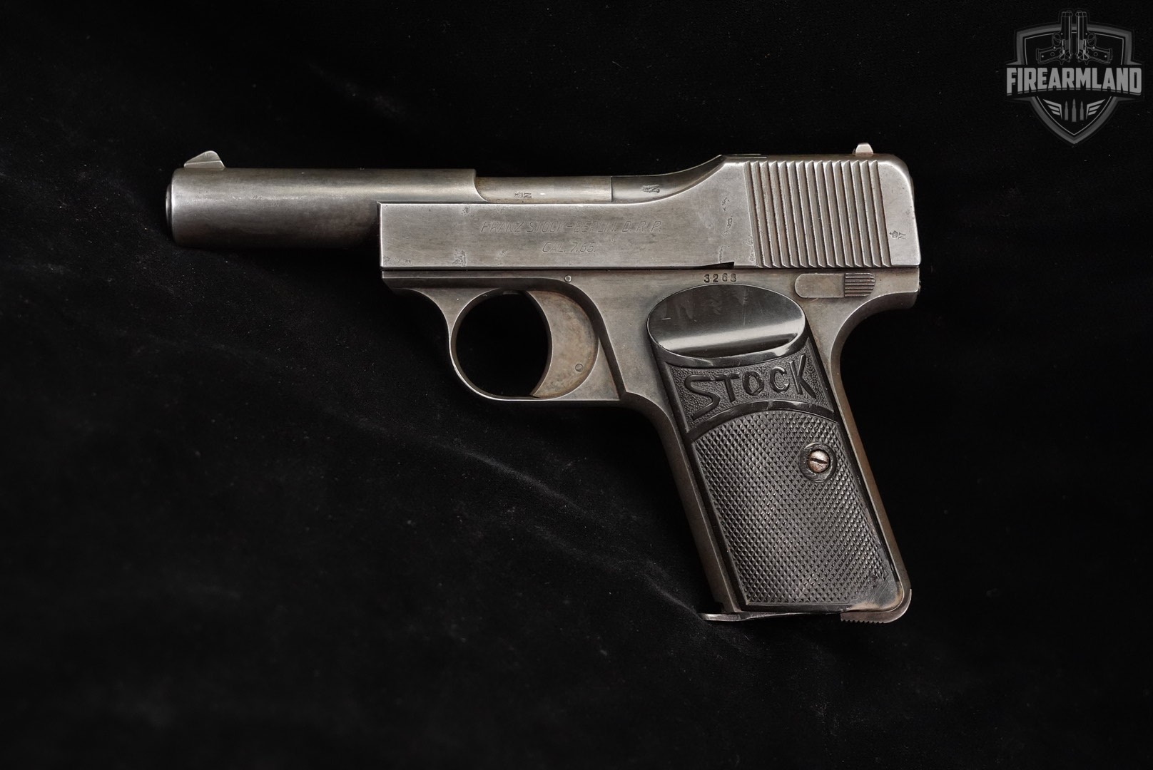 Franz Stock PISTOL Type 2 32 ACP 3.9 Blued +HOLSTER-img-4