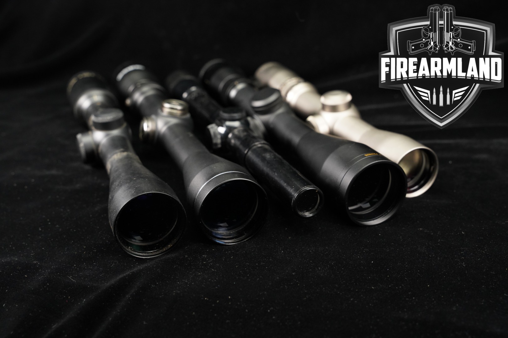FIVE SCOPE LOT 5 Pack Burris Nikon Weaver Tasco Riflescope Scopes-img-0