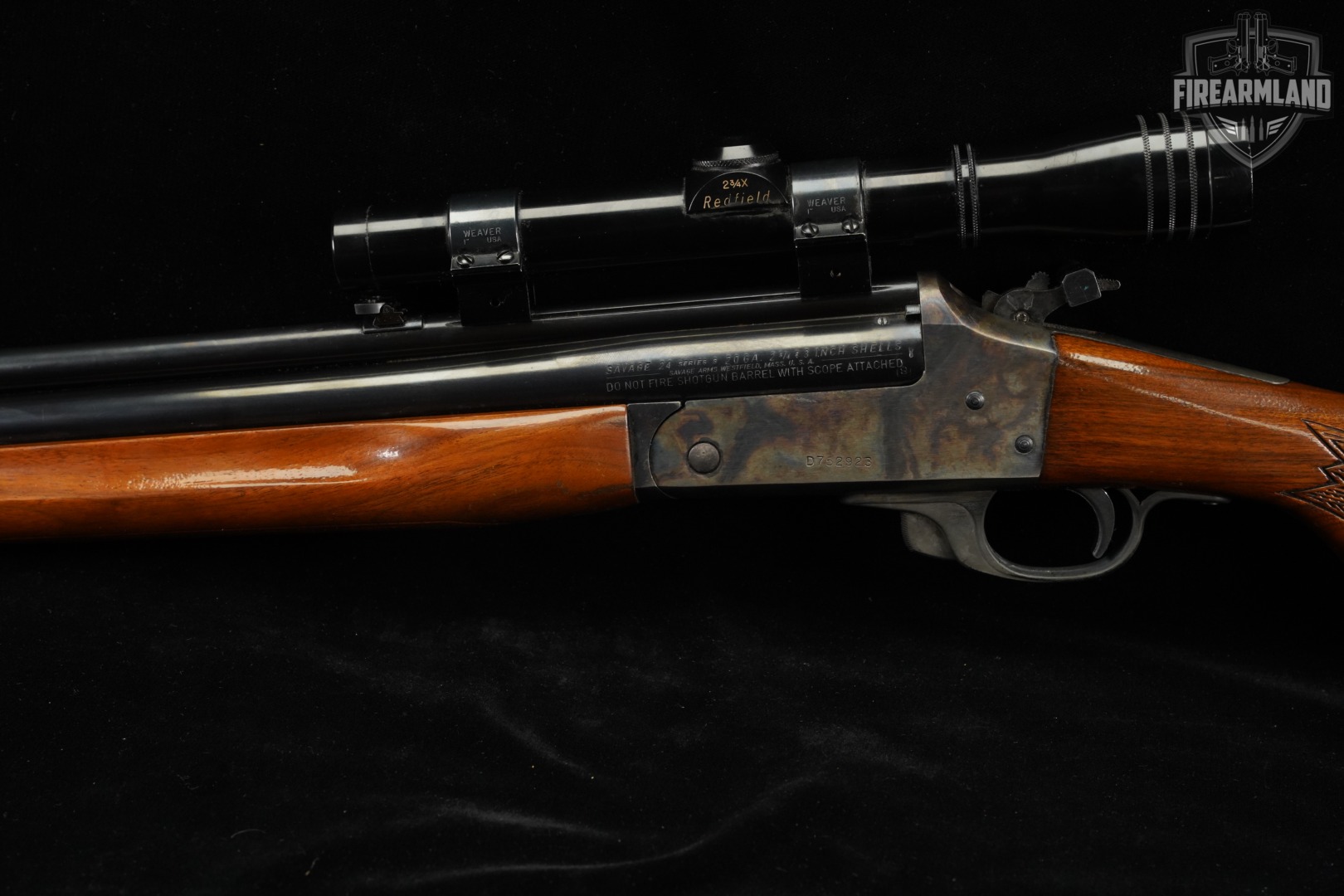 Savage Arms Model 24 Series S 20-Ga Color Case-Hardened M24 +REDFIELD SCOPE-img-8