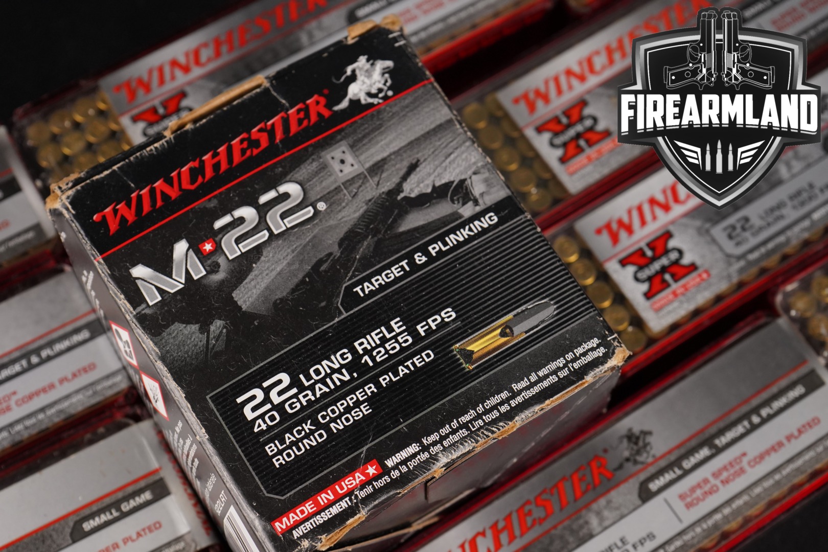 Winchester-Western Division (Olin) .22LR ammo .22 LR in New - Old Stock Condition Thumbnail