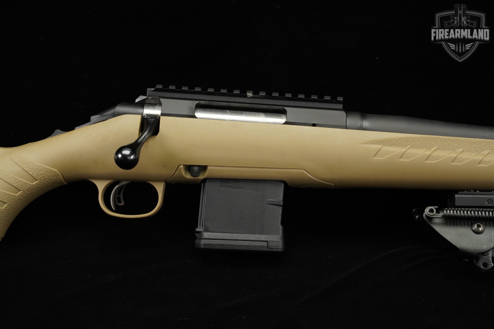 Ruger American Rifle Ranch 5.56 NATO 16.12" Black & FDE THREADED +3 MAGS-img-4