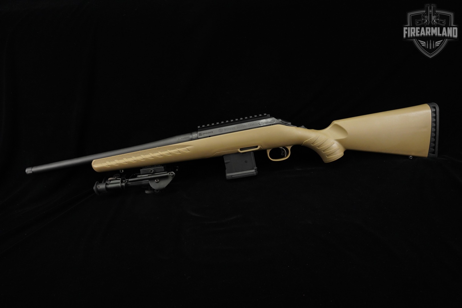 Ruger American Rifle Ranch 5.56 NATO 16.12" Black & FDE THREADED +3 MAGS-img-6