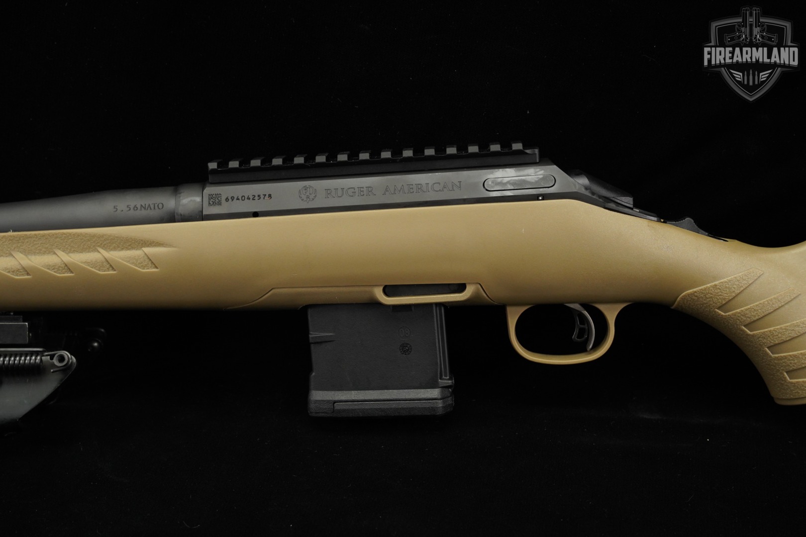 Ruger American Rifle Ranch 5.56 NATO 16.12" Black & FDE THREADED +3 MAGS-img-8