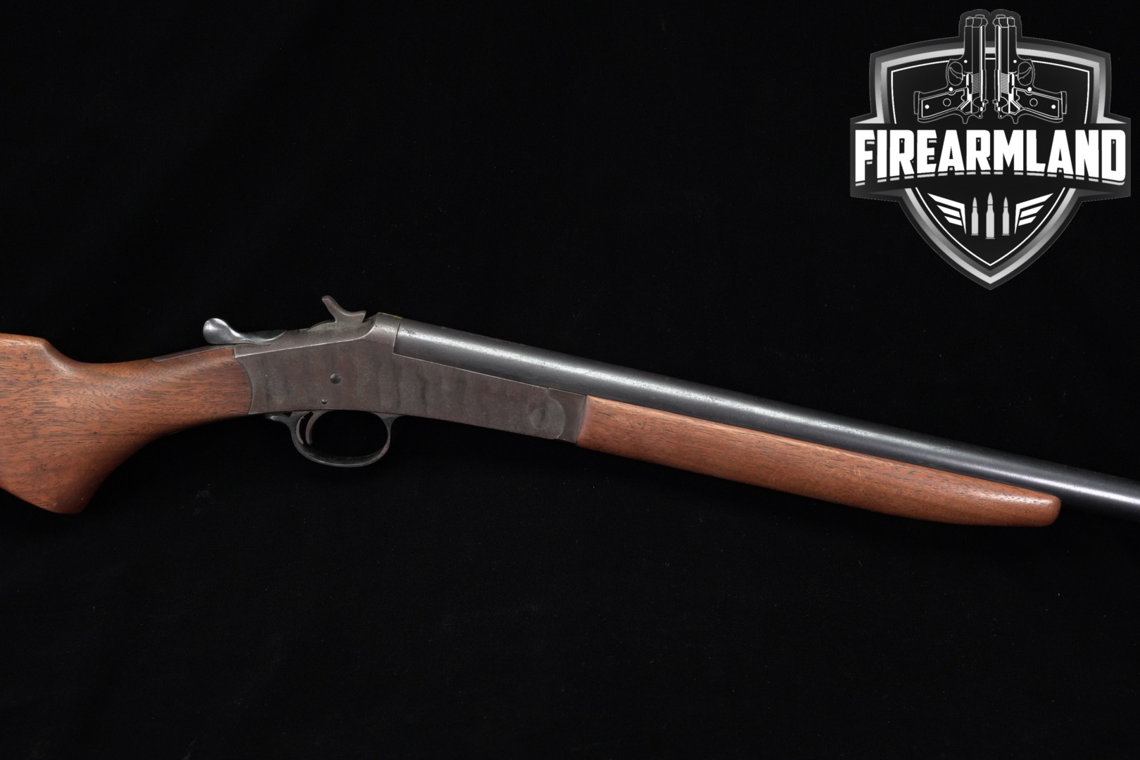 Harrington & Richardson (H&R) Model 1915 .410 Bore Wood in Good Condition Thumbnail