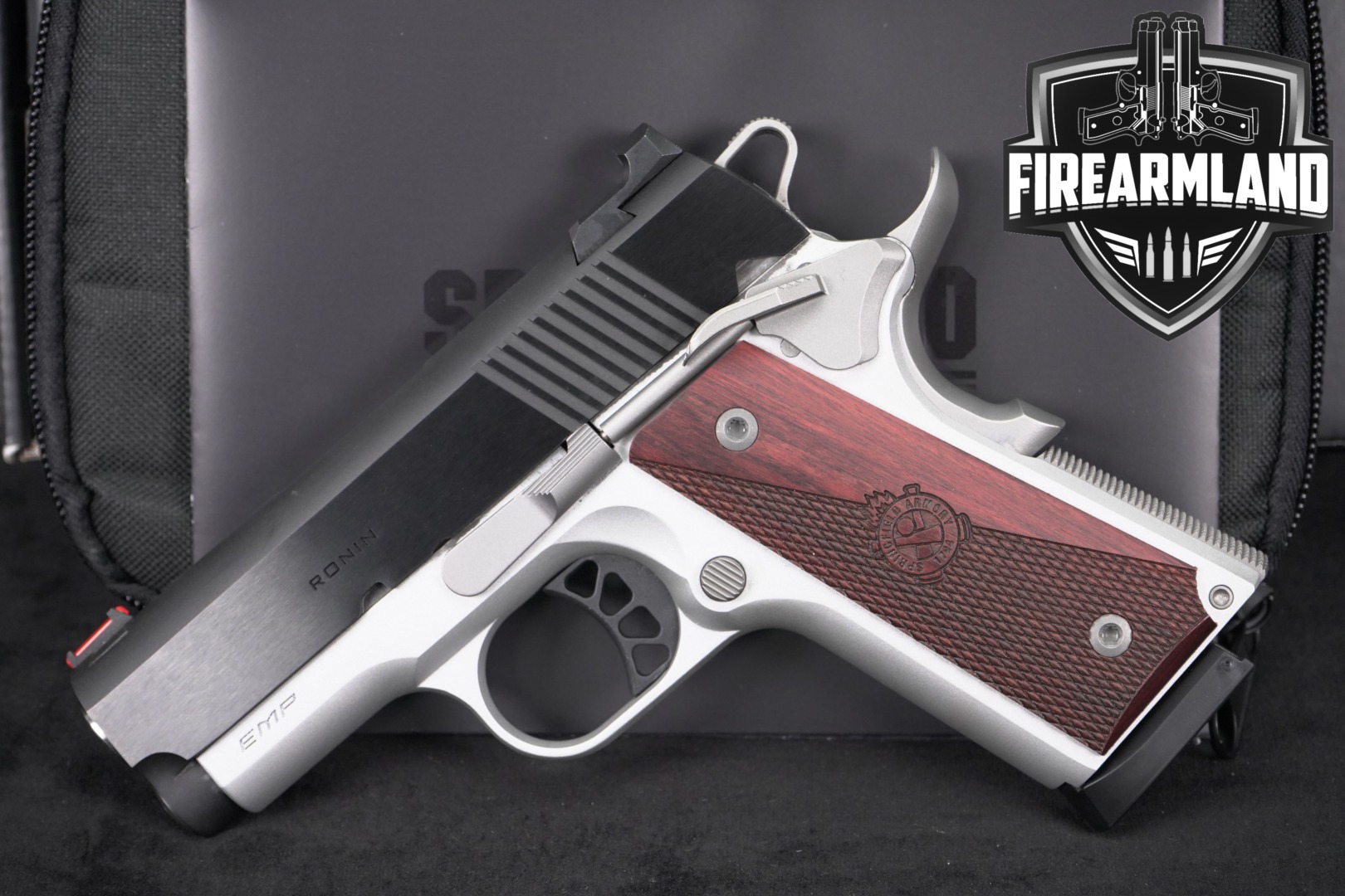 Springfield Armory Ronin EMP 3" 9mm Luger Two-Tone Blued & Satin Aluminum in Very Good Condition Thumbnail