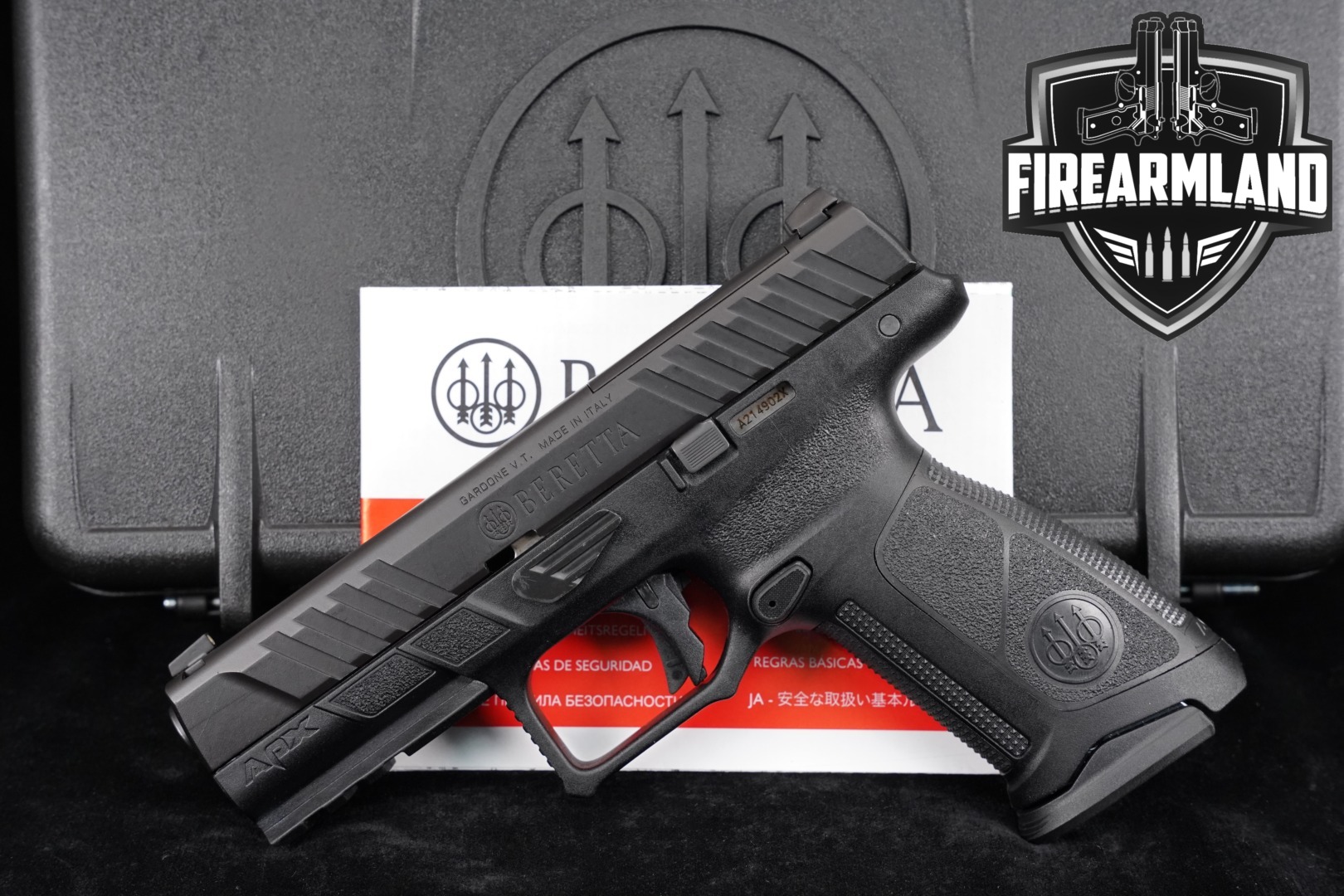 P. Beretta APX A1 Full Size 9mm Luger Stainless & Synthetic in Very Good Condition Thumbnail