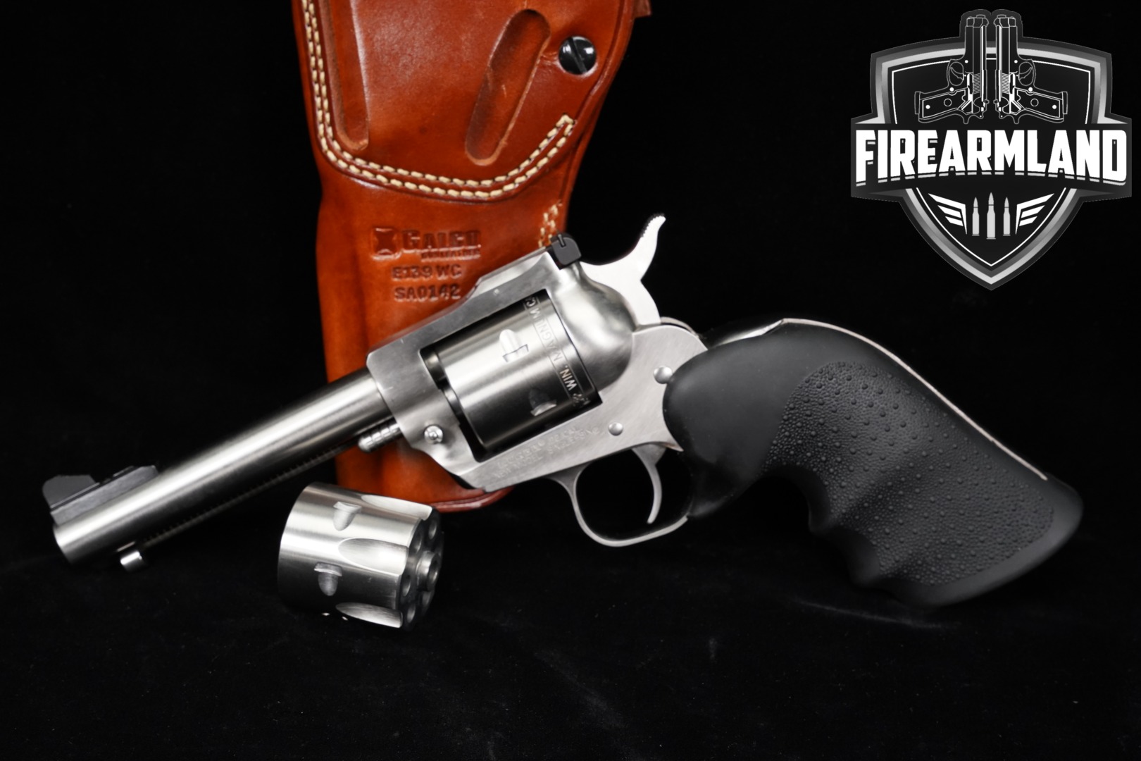 2013 Sturm Ruger New Model Single-Six Convertible .22 LR / .22 WMR Brushed Stainless in Very Good Condition Thumbnail