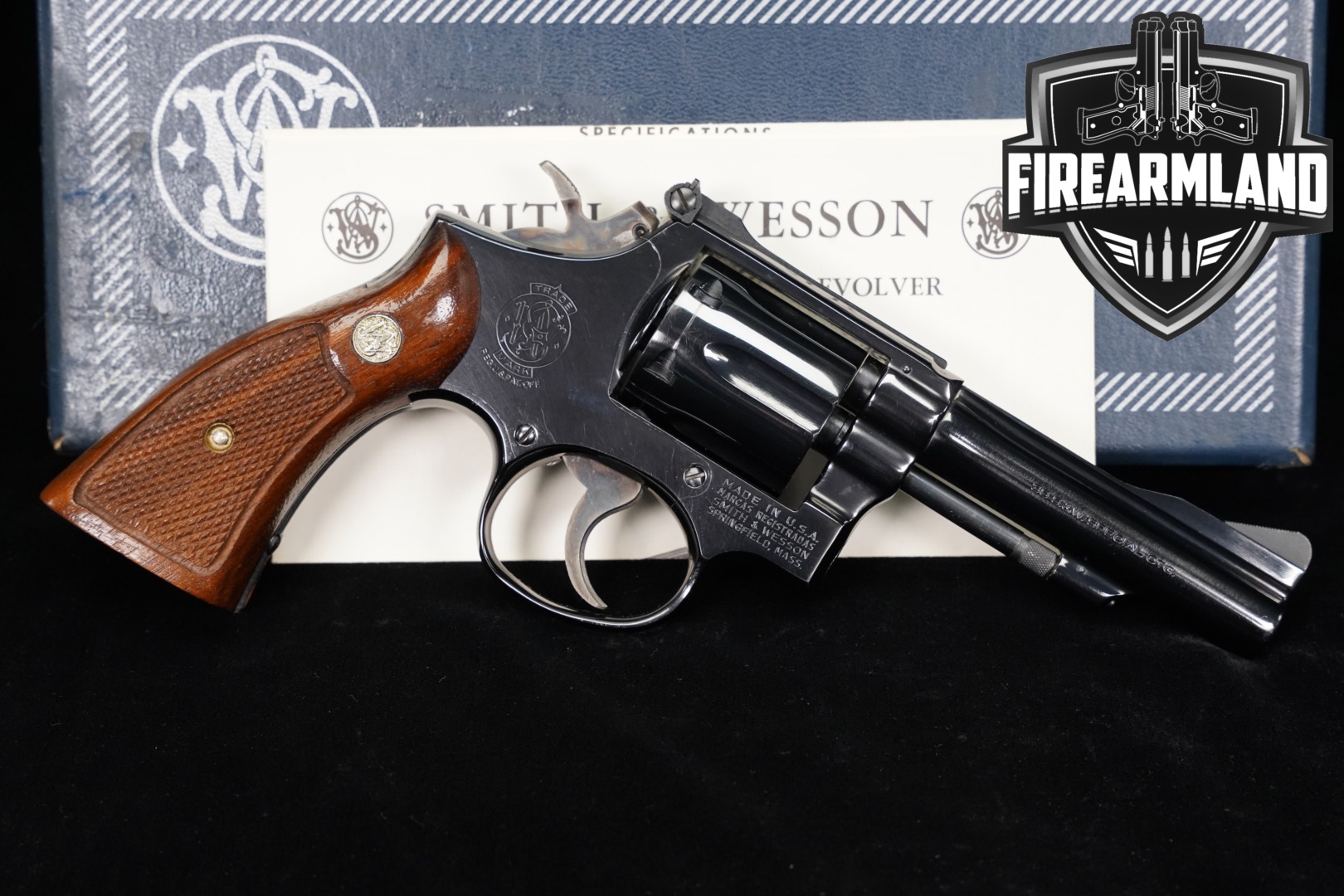 1977 Smith & Wesson (S&W) Model 15-3 .38 Spl. Blued in Excellent Condition Thumbnail