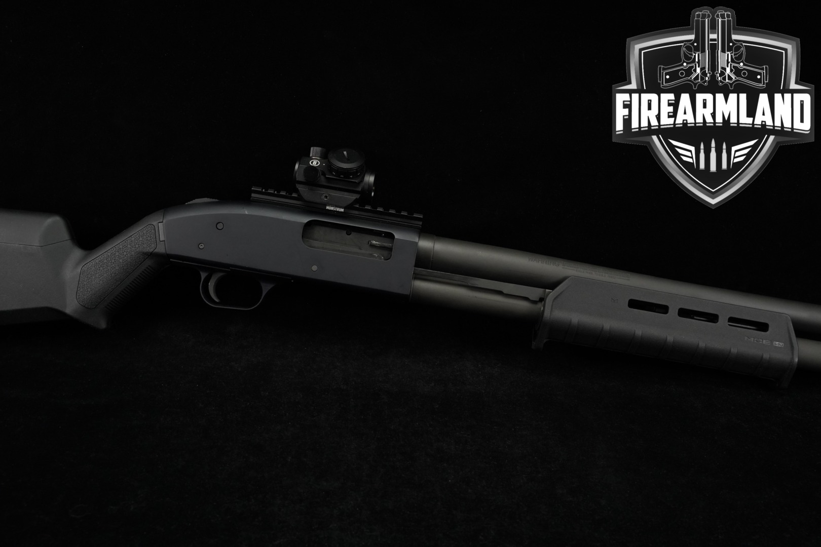 Mossberg Model 590 12 Gauge Black in Very Good Condition Thumbnail