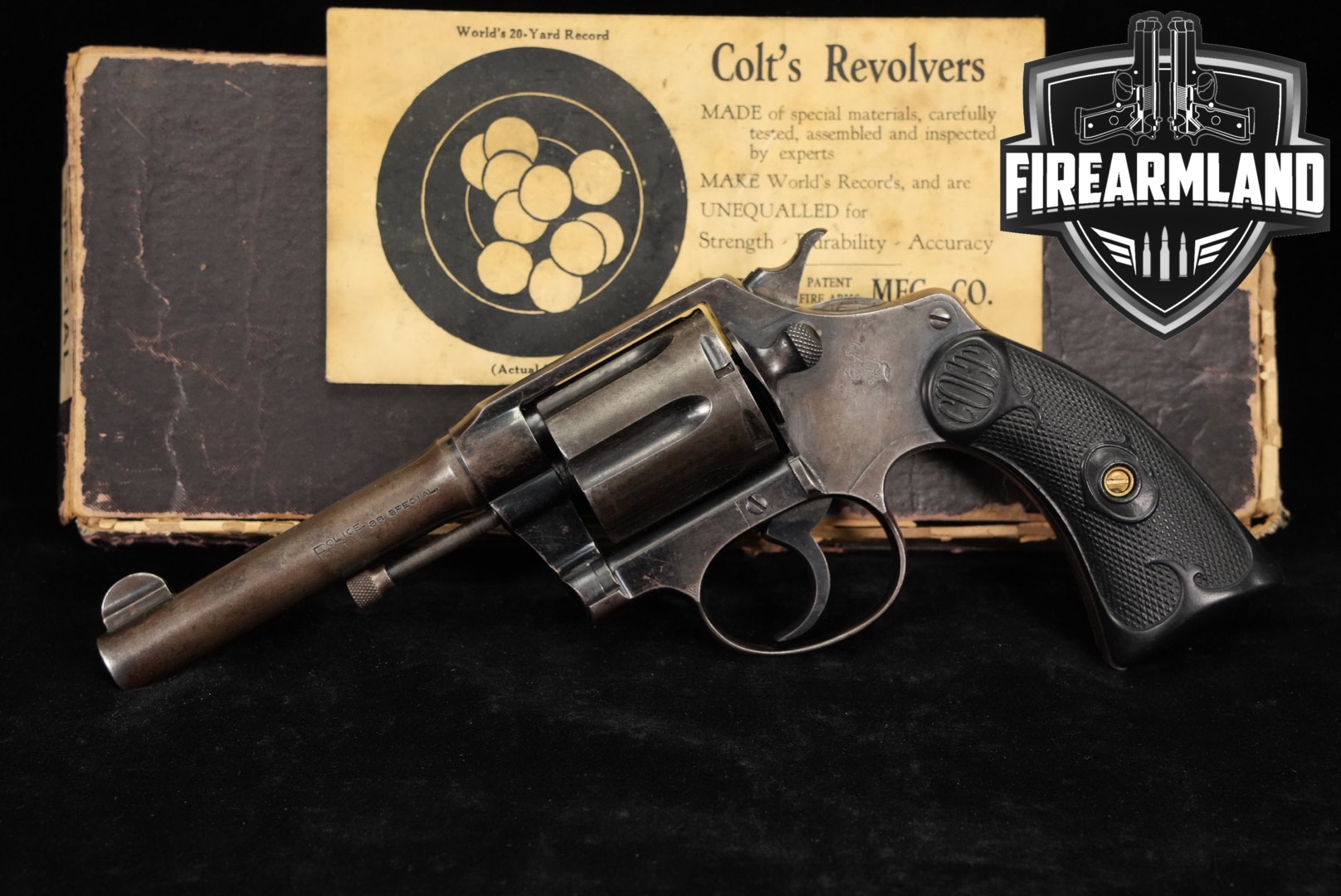 1920 Colt Police Positive Special First Issue NOPD Property-Marked 38 Spl-img-0