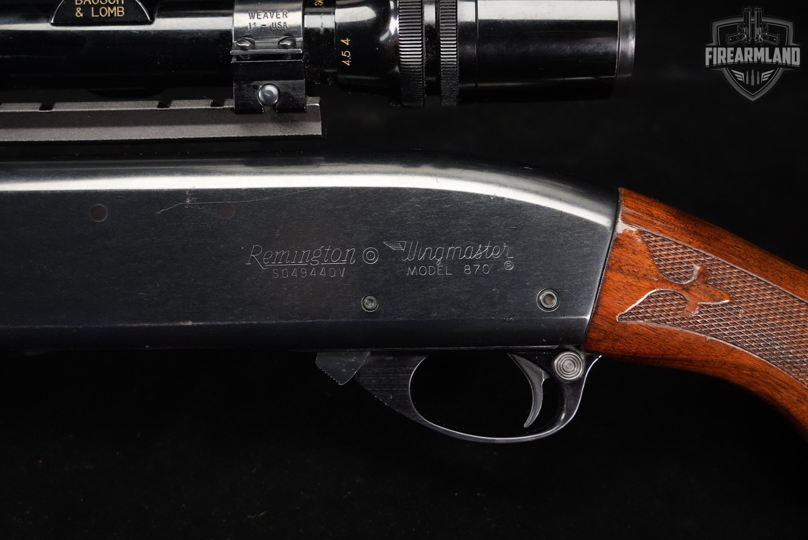 Remington Model 870 Wingmaster 12-Gauge 20 Blued M870 +B&L SCOPECHIEF SCOPE-img-19