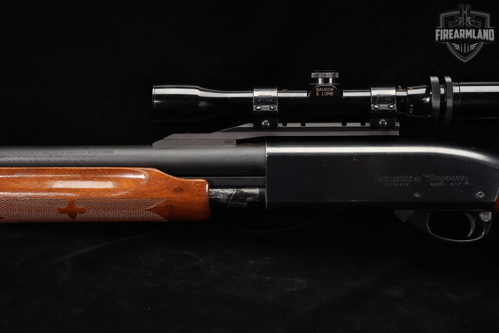Remington Model 870 Wingmaster 12-Gauge 20 Blued M870 +B&L SCOPECHIEF SCOPE-img-8