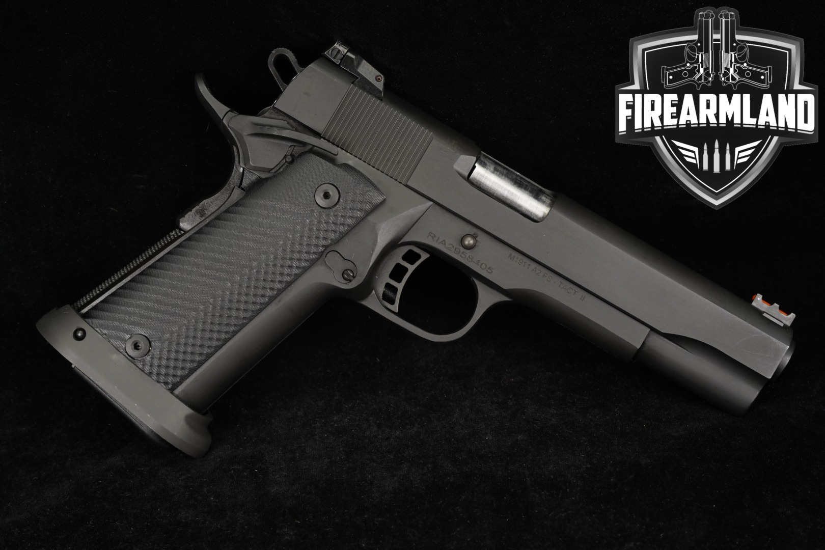 Rock Island Armory (RIA) M1911 A2 FS Tactical II 10mm Parkerized in Very Good Condition Thumbnail
