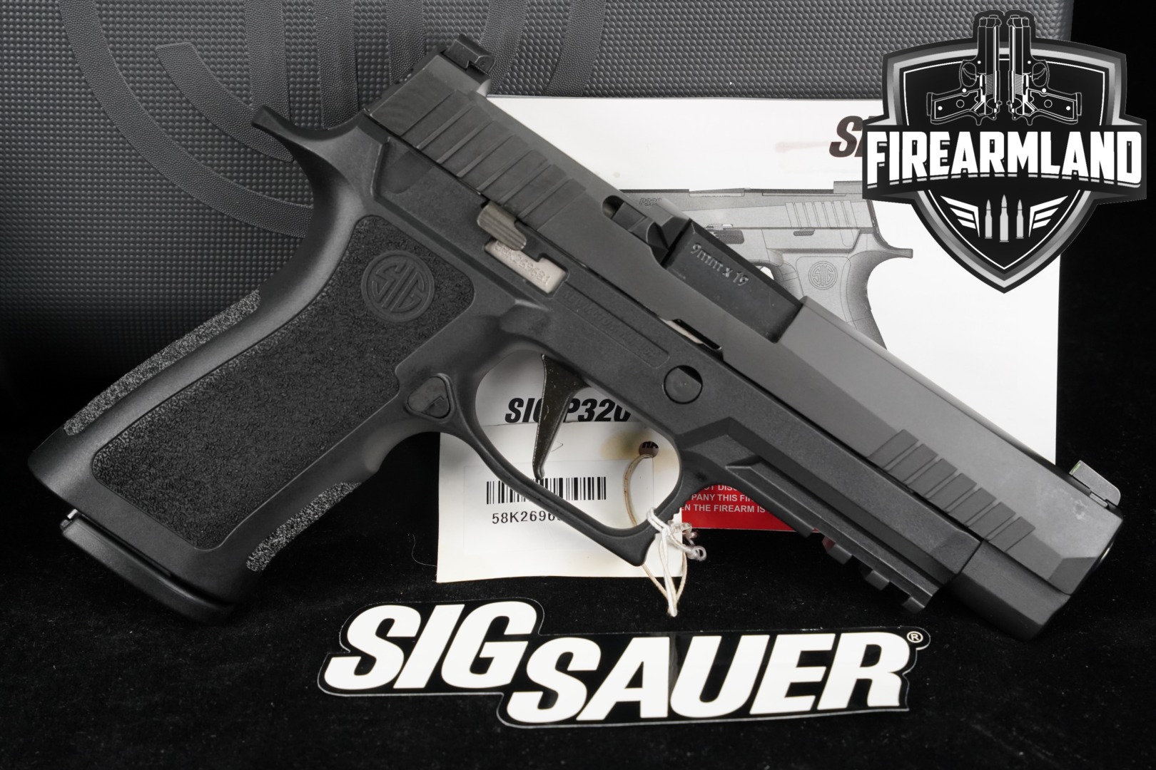 Sig Sauer P320 X-Series XFULL 9mm Luger Black in Excellent Condition Thumbnail