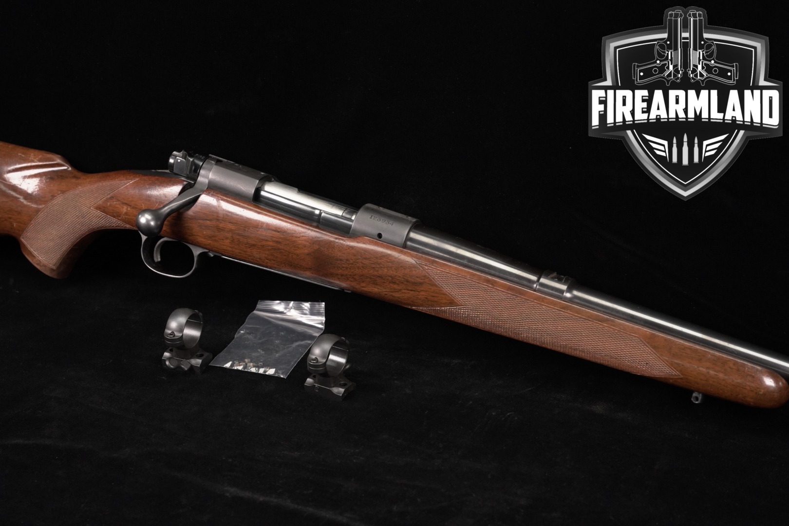 1949 Winchester Repeating Arms Model 70 Pre-64, Standard Rifle .270 Win. Blued & Walnut in Good Condition Thumbnail