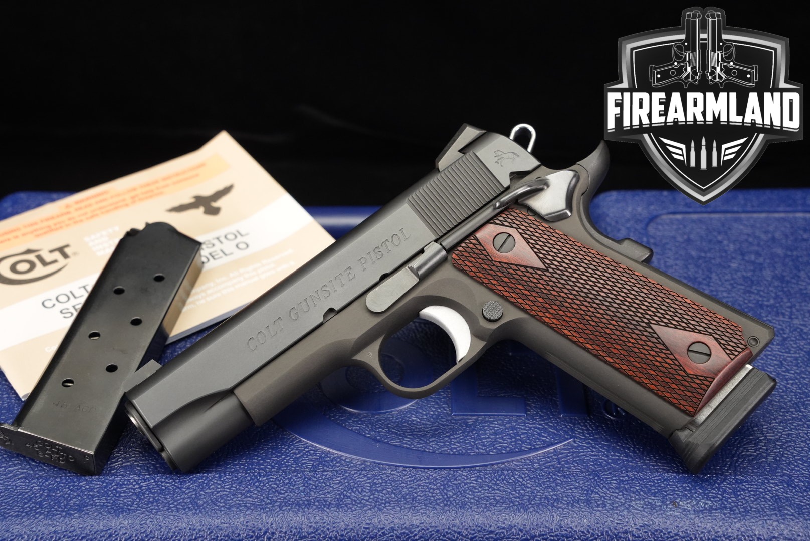 2003 Colt Lightweight Commander Gunsite Pistol .45 ACP Two-Tone Gray in Excellent Condition Thumbnail