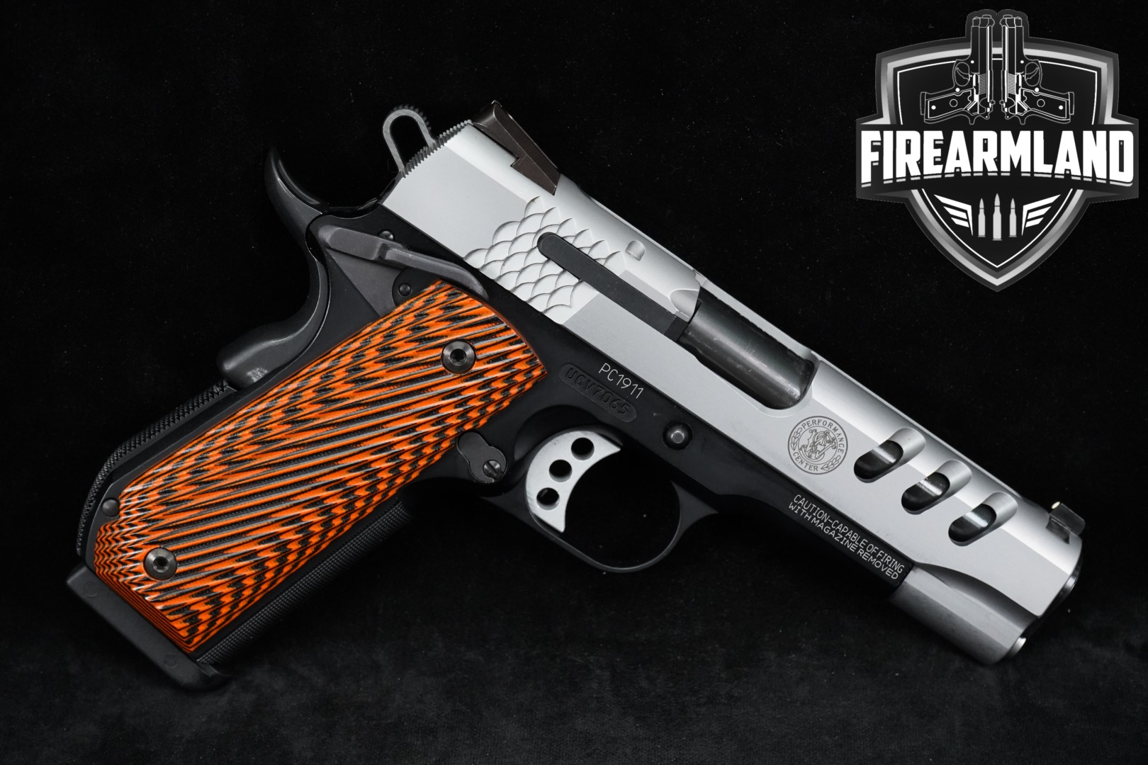 Smith & Wesson (S&W) SW1911 Performance Center .45 ACP Two-Tone Stainless & Black in Excellent Condition Thumbnail