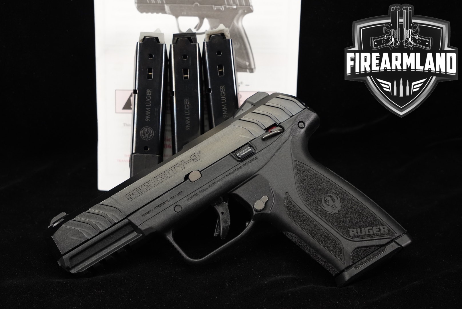 2025 Sturm Ruger Security-9 9mm Luger Black in Very Good Condition Thumbnail