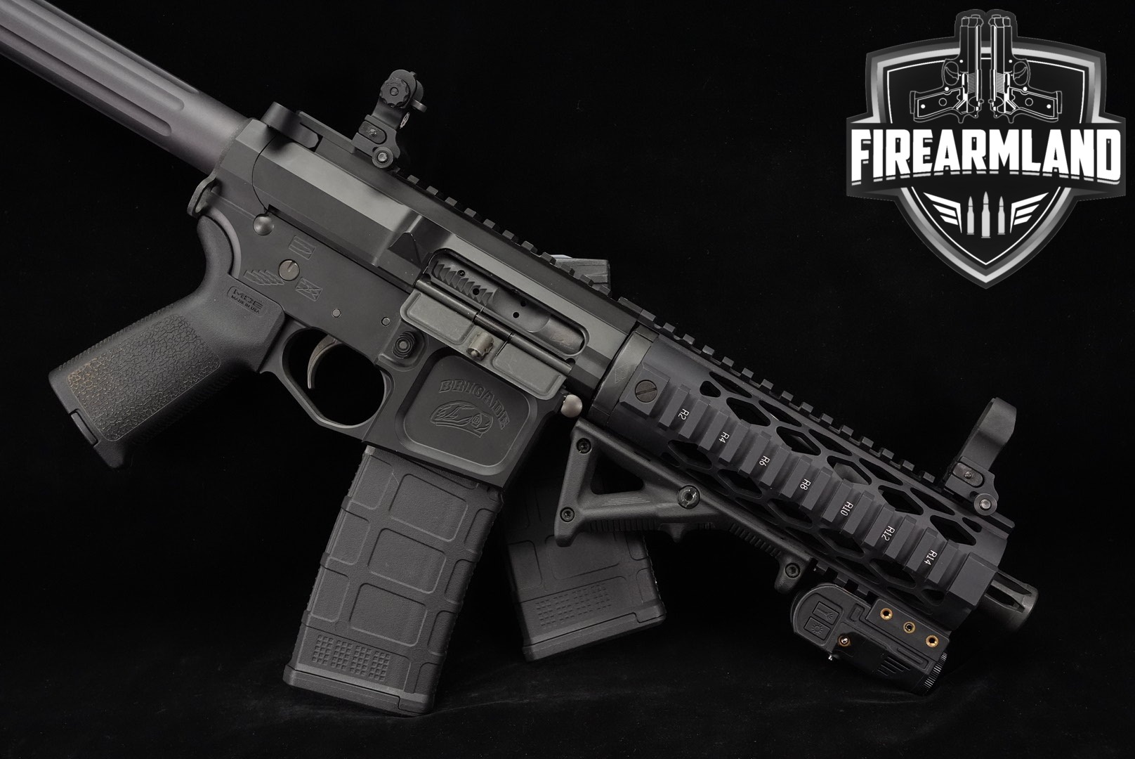Brigade Manufacturing BM-15 5.56 NATO AR15 AR BM15 +2 MAGS, LIGHT/LASER-img-0