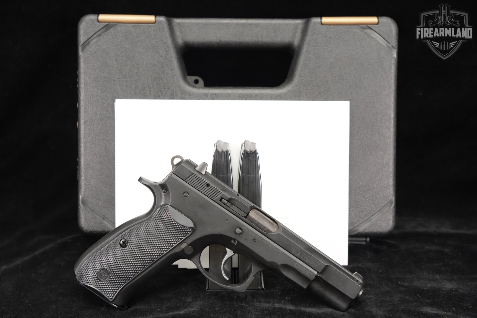 CZ 75 B 9mm 4.5" CZ75 75B CZ75B +3 MAGS & ORIG CASE-img-2