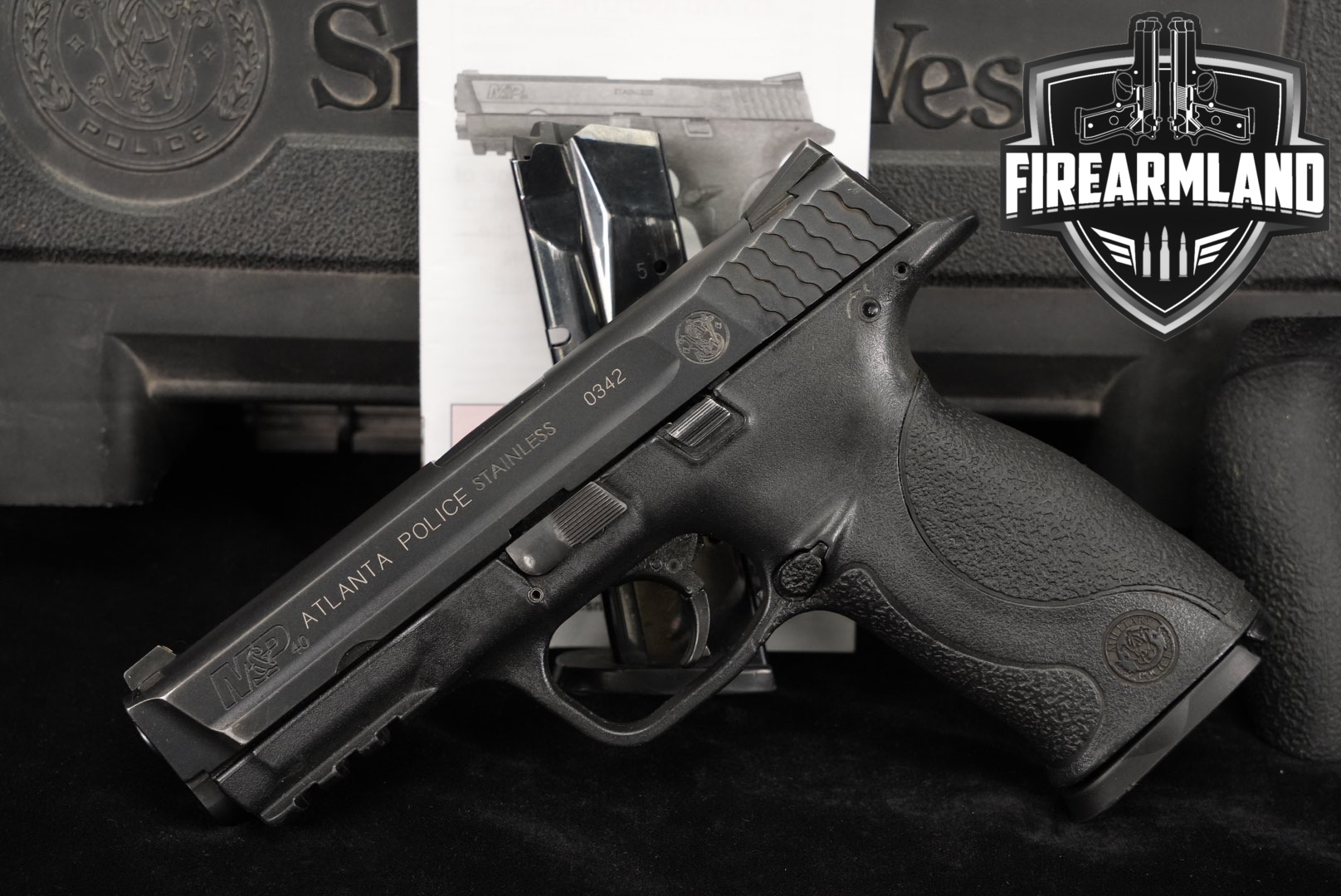 Smith & Wesson M&P 40 Atlanta Police Issue S&W 40S&W 4.25" M&P40 +2 MAGS-img-0