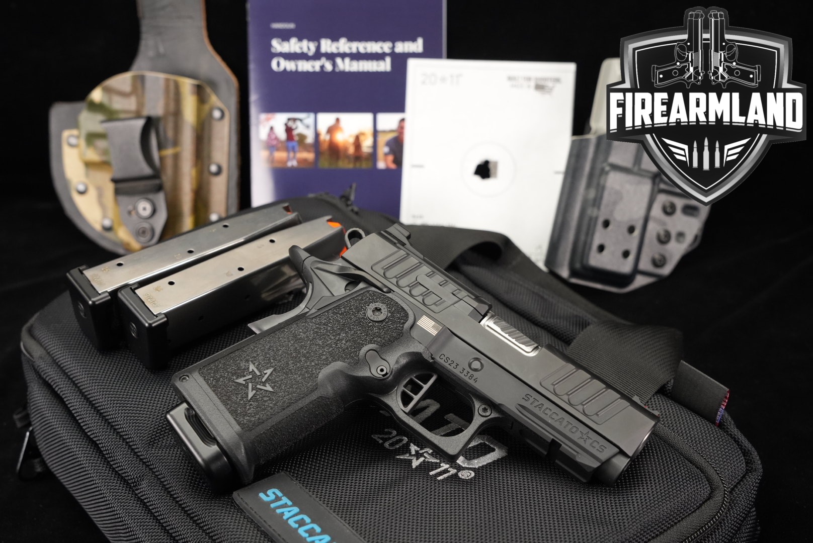Staccato (STI) CS 9mm Luger Black in Excellent Condition Thumbnail