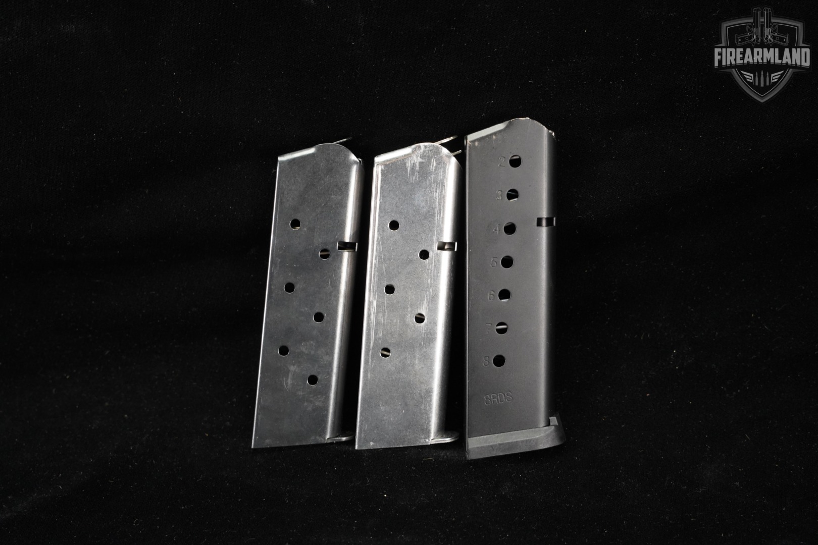 Kimber Custom II 45 ACP 1911 5" Two-Tone Black & Silver +3 MAGS, ORIG CASE-img-16
