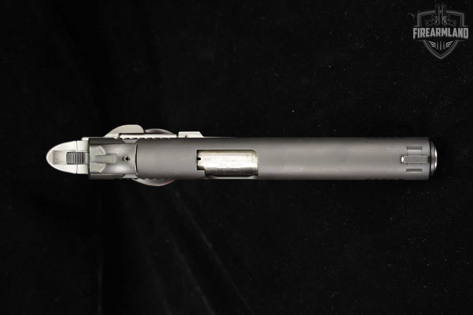 Kimber Custom II 45 ACP 1911 5" Two-Tone Black & Silver +3 MAGS, ORIG CASE-img-6