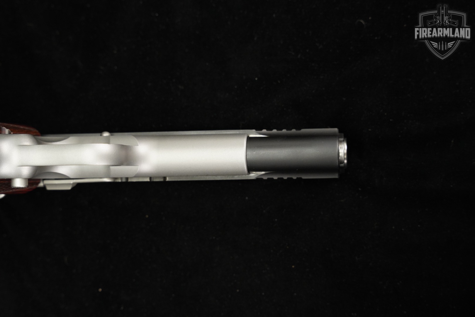 Kimber Custom II 45 ACP 1911 5" Two-Tone Black & Silver +3 MAGS, ORIG CASE-img-7