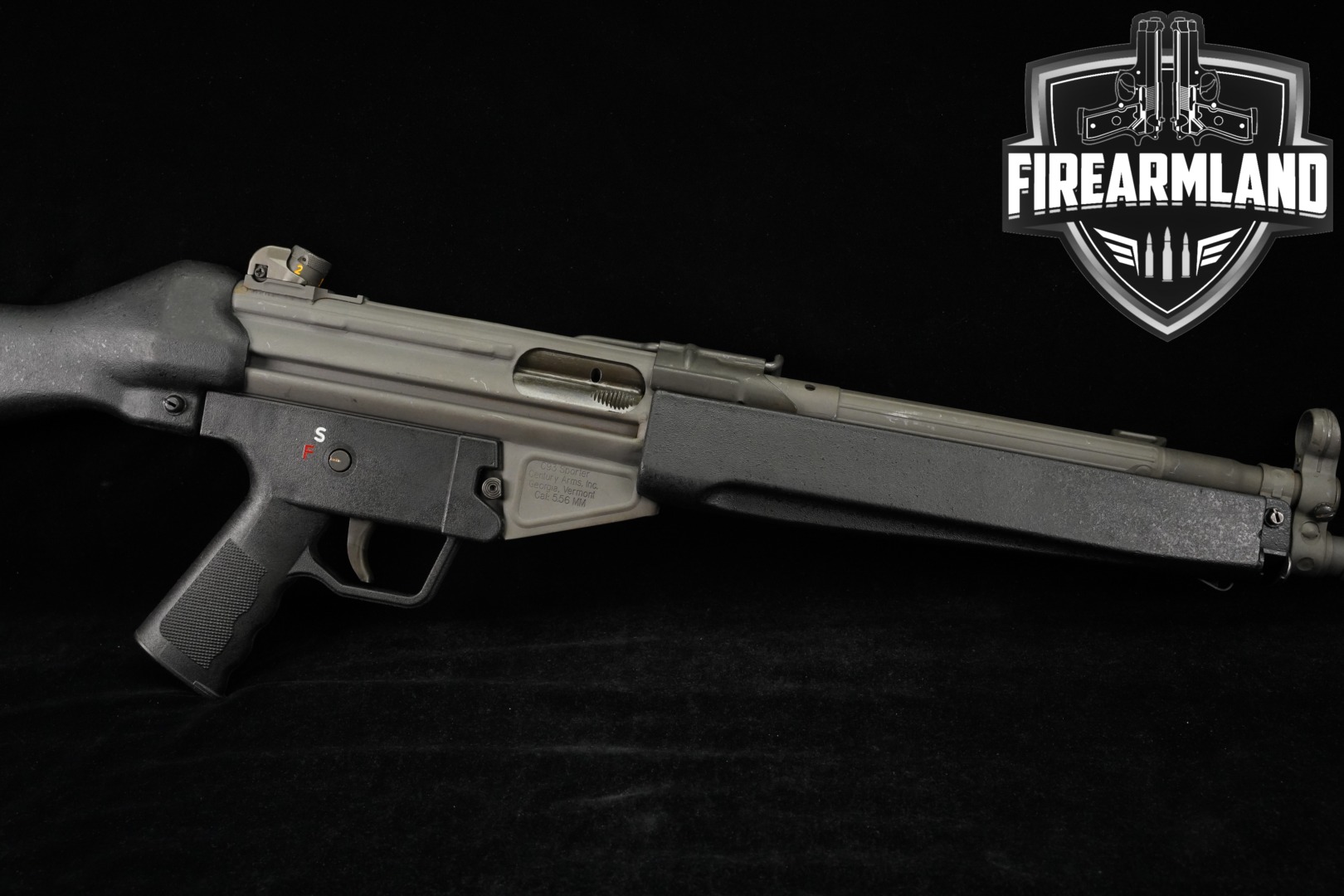 Century Arms (CAI) C93 Sporter 5.56mm NATO Gray & Black in Good Condition Thumbnail