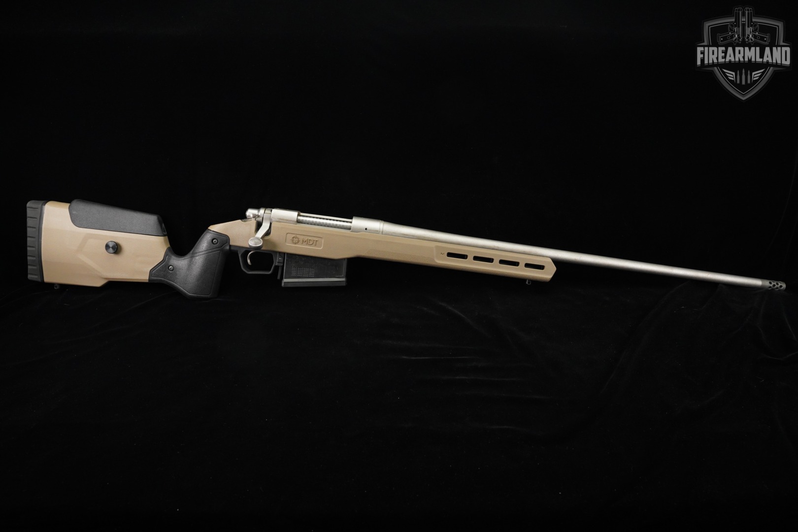 Remington Model 700 300 Win Magnum 26" Stainless & Tan M700 RADIAL BRAKE-img-3