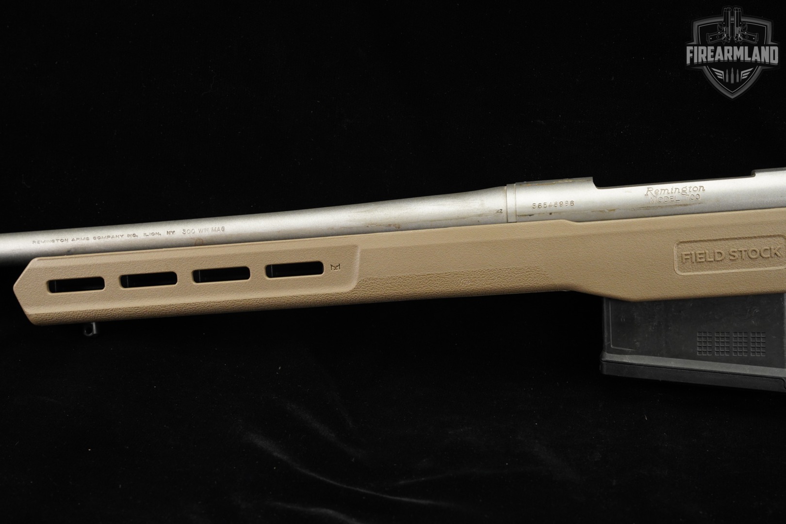 Remington Model 700 300 Win Magnum 26" Stainless & Tan M700 RADIAL BRAKE-img-8