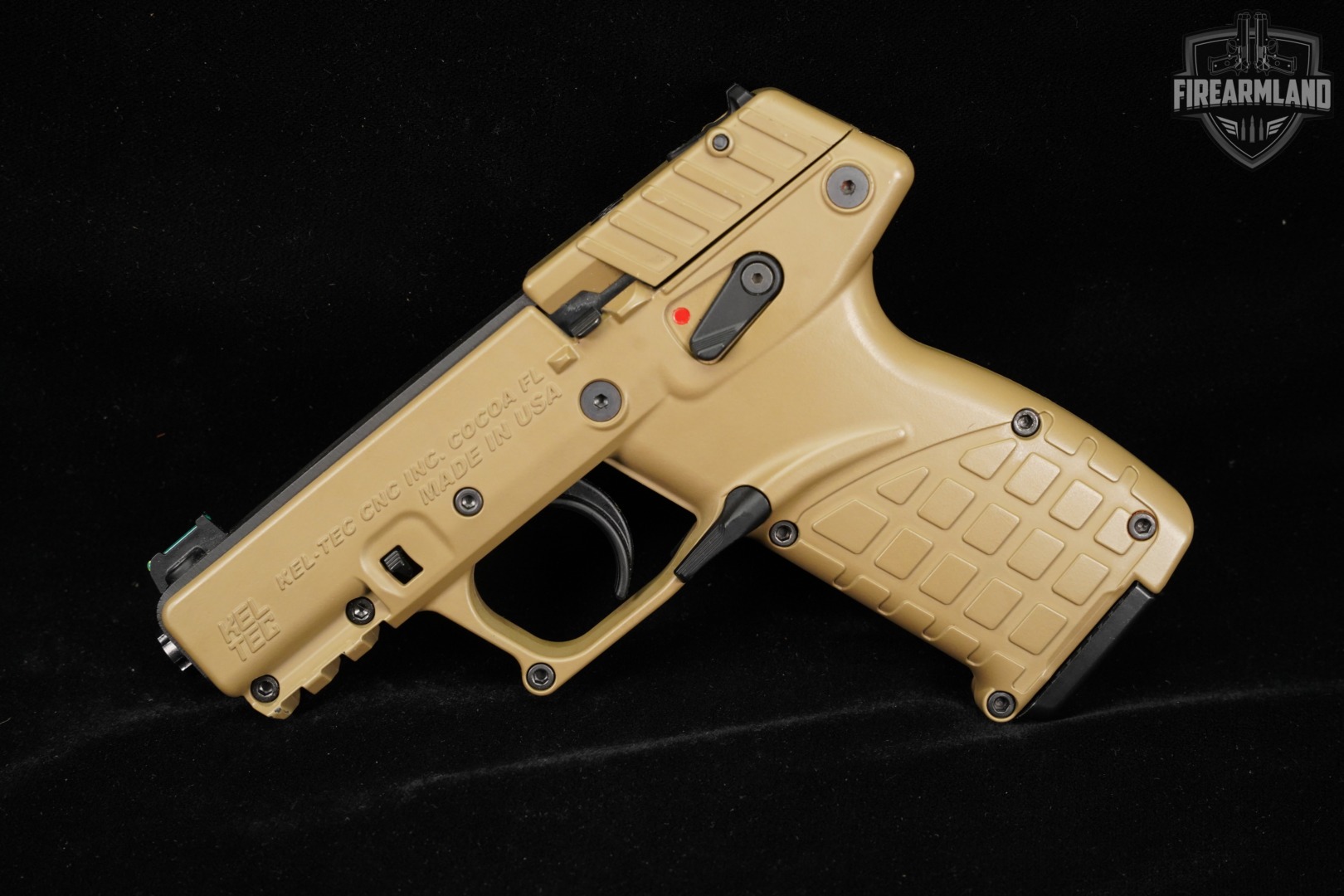 Kel-Tec P17 22LR 3.8" Coyote Tan KelTec P-17 THREADED +ORIG CASE, HOLSTER-img-4