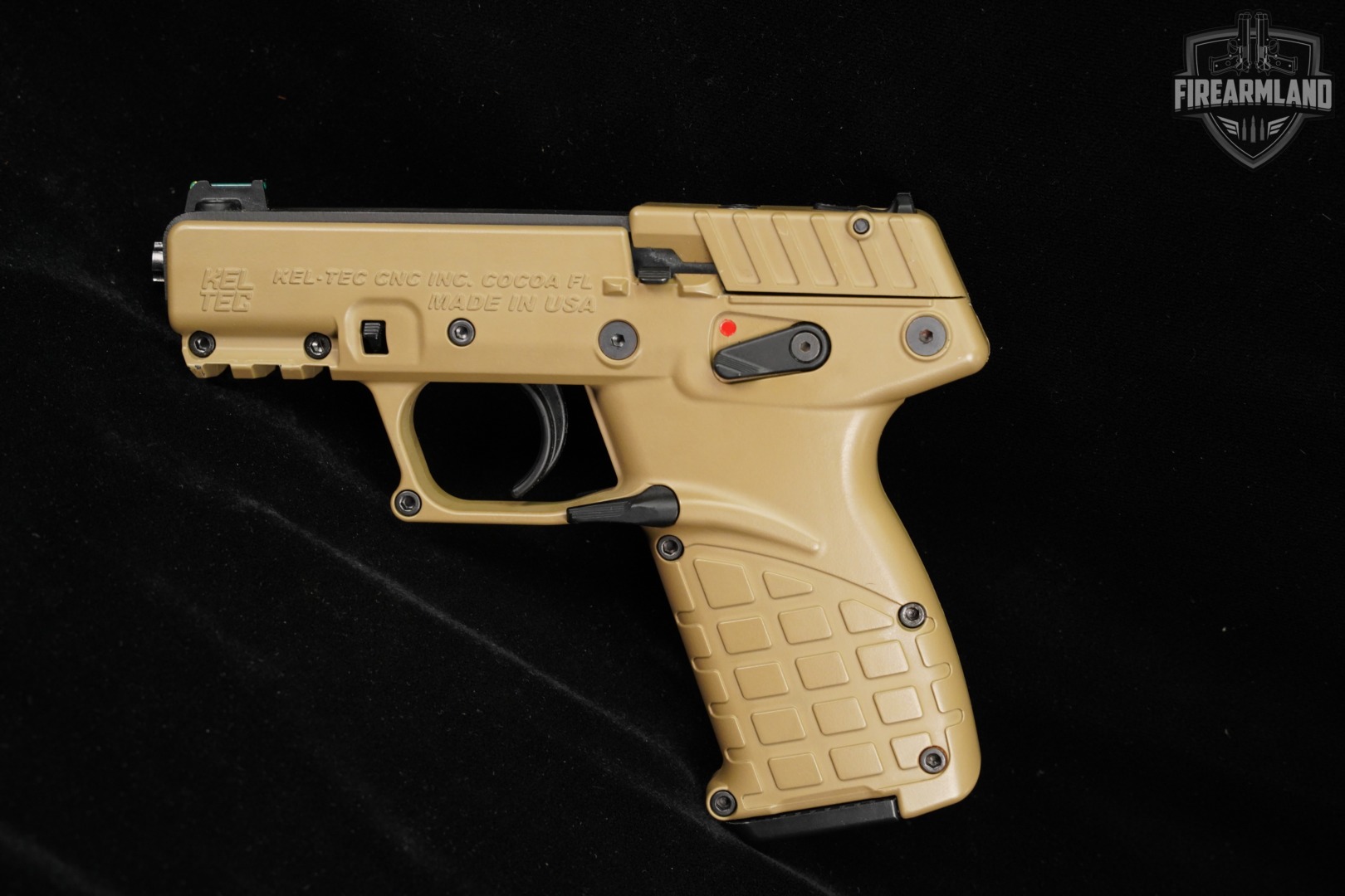 Kel-Tec P17 22LR 3.8" Coyote Tan KelTec P-17 THREADED +ORIG CASE, HOLSTER-img-5