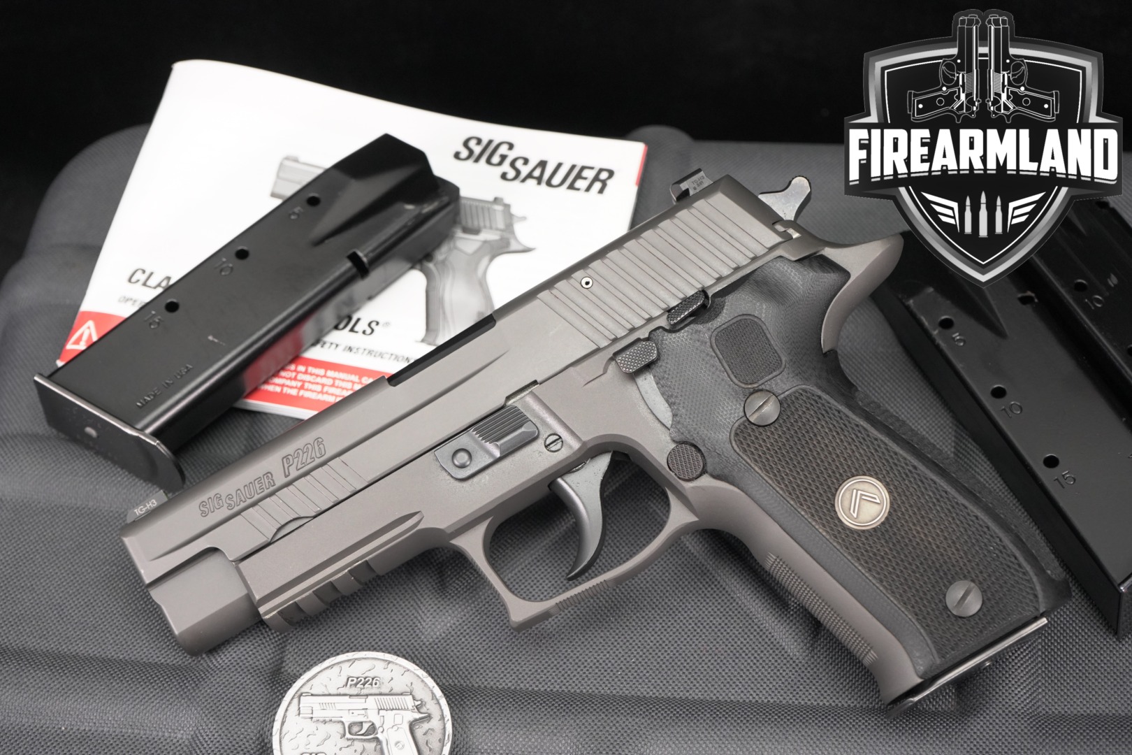 Sig Sauer P226 Legion 9mm Luger Legion Gray in Very Good Condition Thumbnail