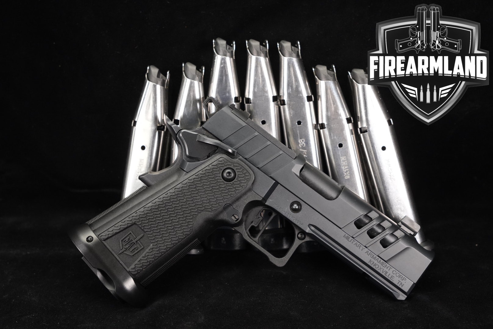 Military Armament Corporation (MAC) MAC 9 DS Comp 9mm Luger Black in Very Good Condition Thumbnail