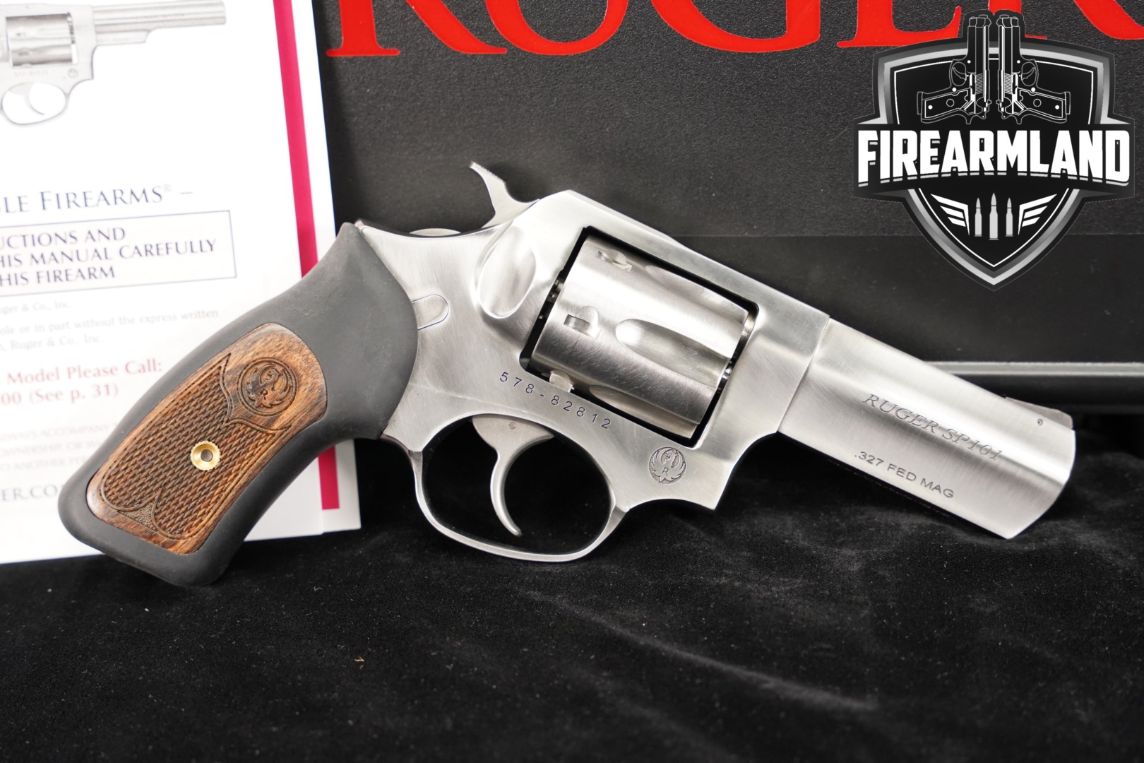 2025 Sturm Ruger SP101 .327 Federal Magnum Satin Stainless in Excellent Condition Thumbnail