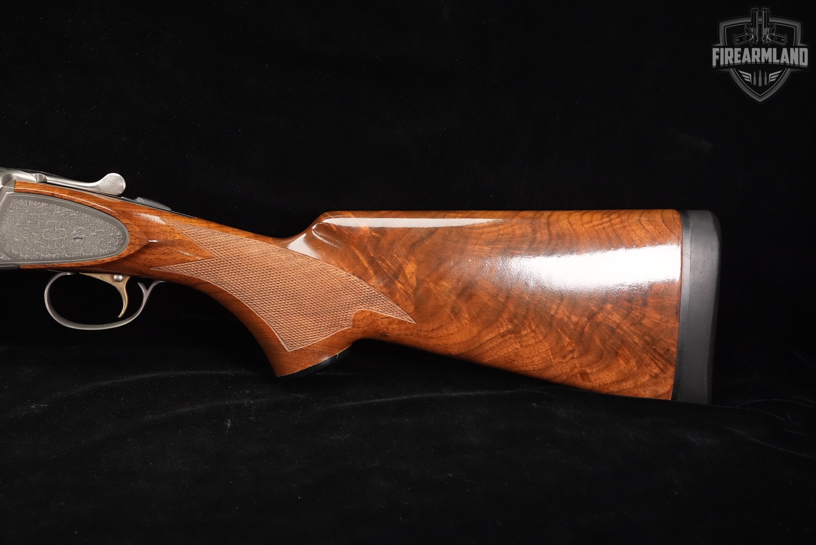 SKB Model 885 Sporting 12-Gauge Satin Silver & Walnut M885 JAPAN O/U +CASE-img-10
