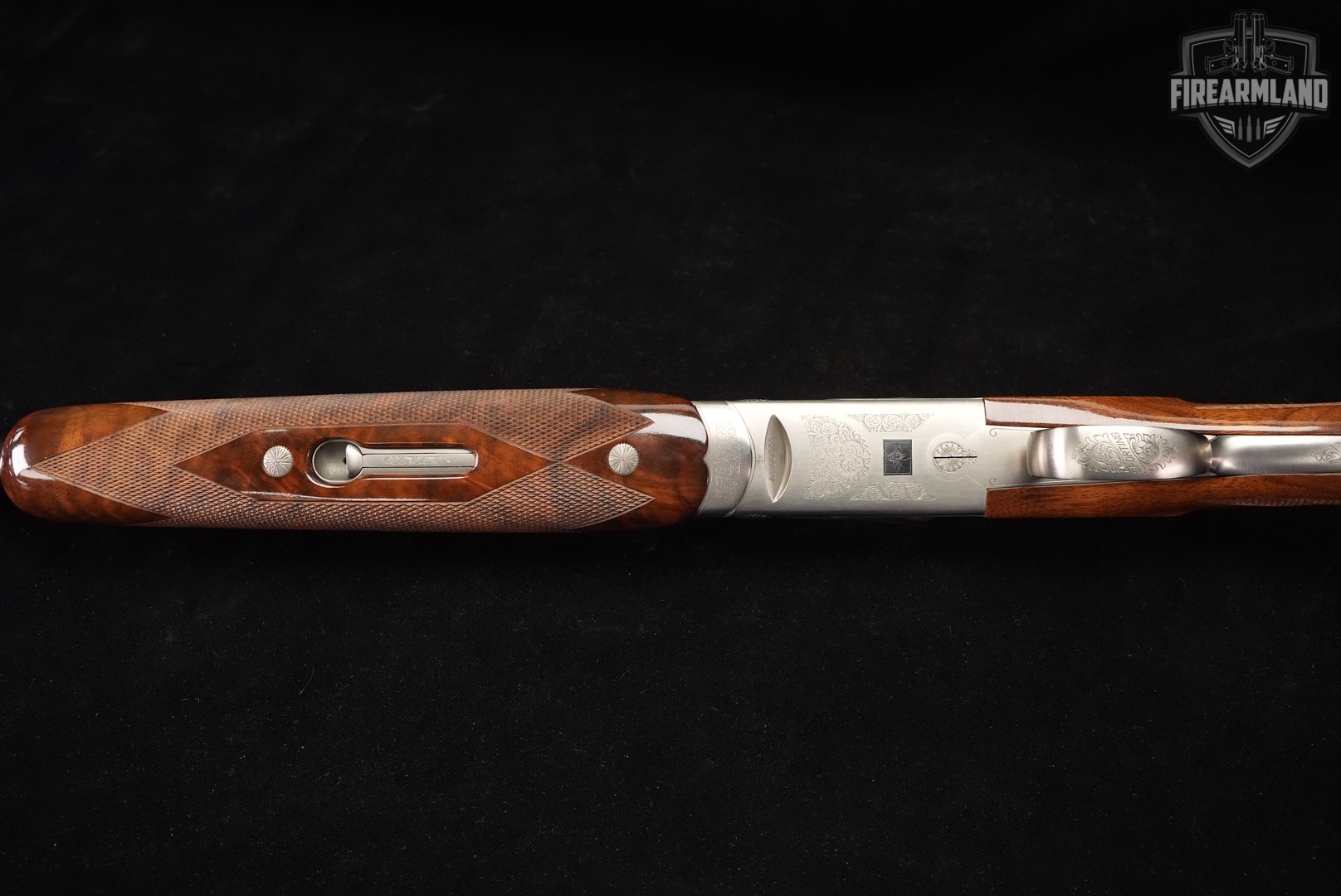 SKB Model 885 Sporting 12-Gauge Satin Silver & Walnut M885 JAPAN O/U +CASE-img-15