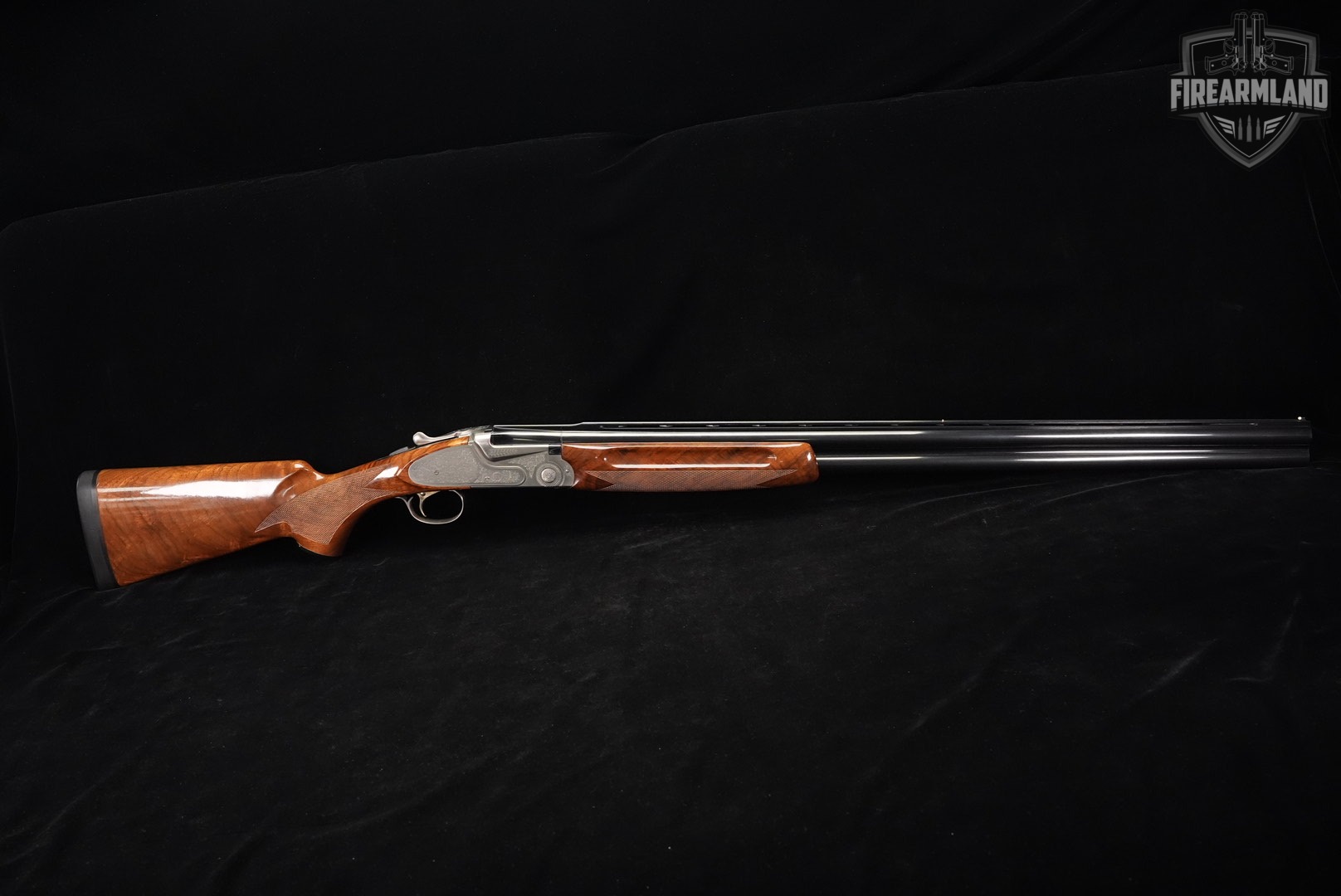SKB Model 885 Sporting 12-Gauge Satin Silver & Walnut M885 JAPAN O/U +CASE-img-3