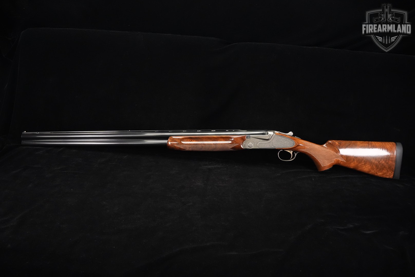 SKB Model 885 Sporting 12-Gauge Satin Silver & Walnut M885 JAPAN O/U +CASE-img-7