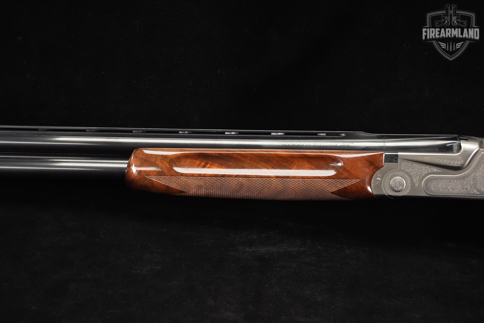 SKB Model 885 Sporting 12-Gauge Satin Silver & Walnut M885 JAPAN O/U +CASE-img-9