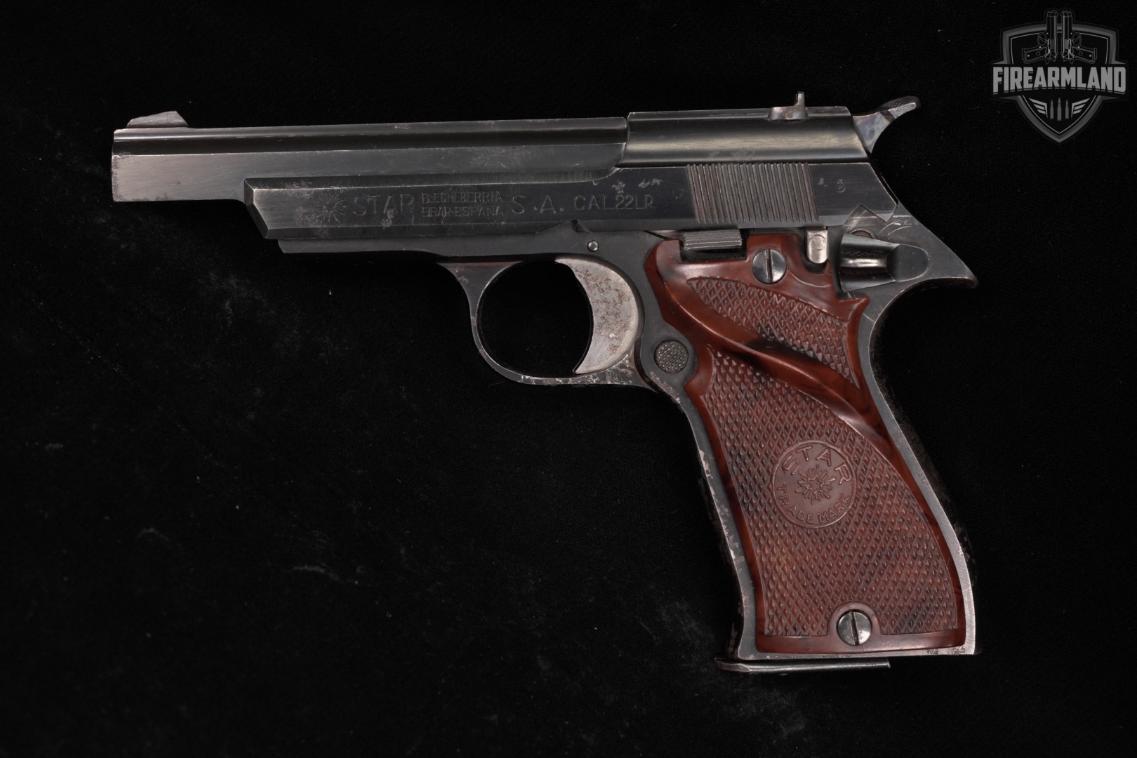 LIMITED Star FR 22LR 4" Blued SPANISH +ORIG CASE-img-3
