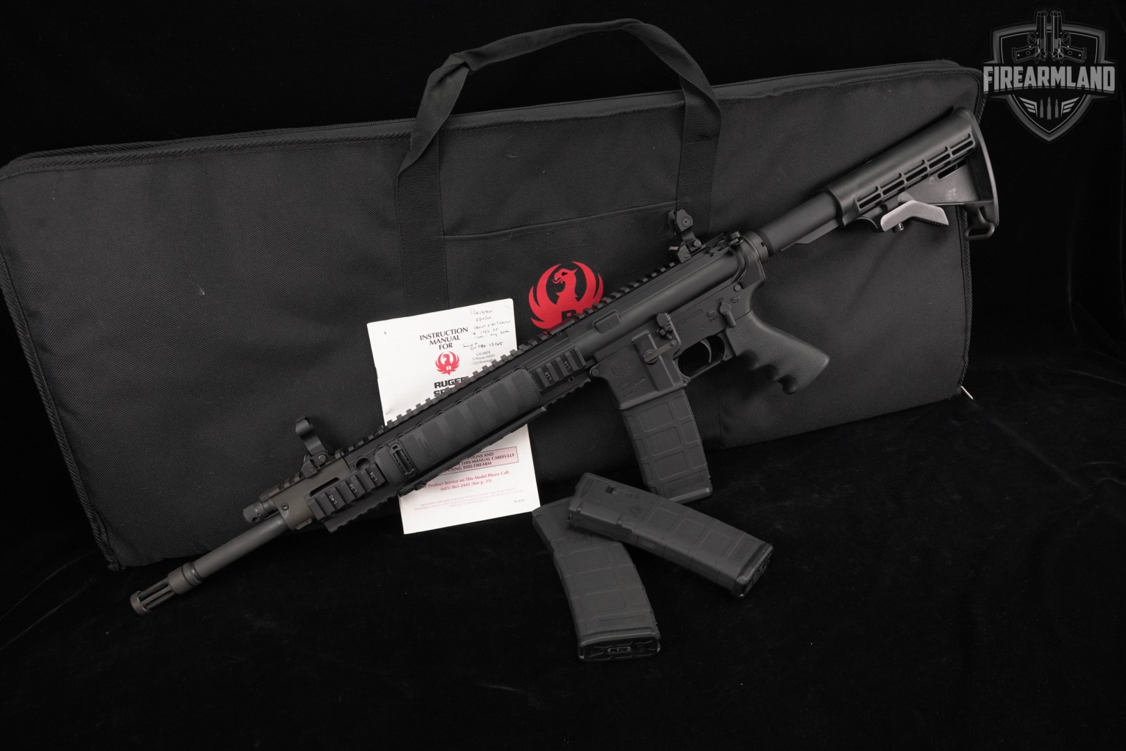 Ruger SR-556 5.56 NATO AR-15 AR15 SR556 Short-Stroke Piston +3 MAGS-img-2