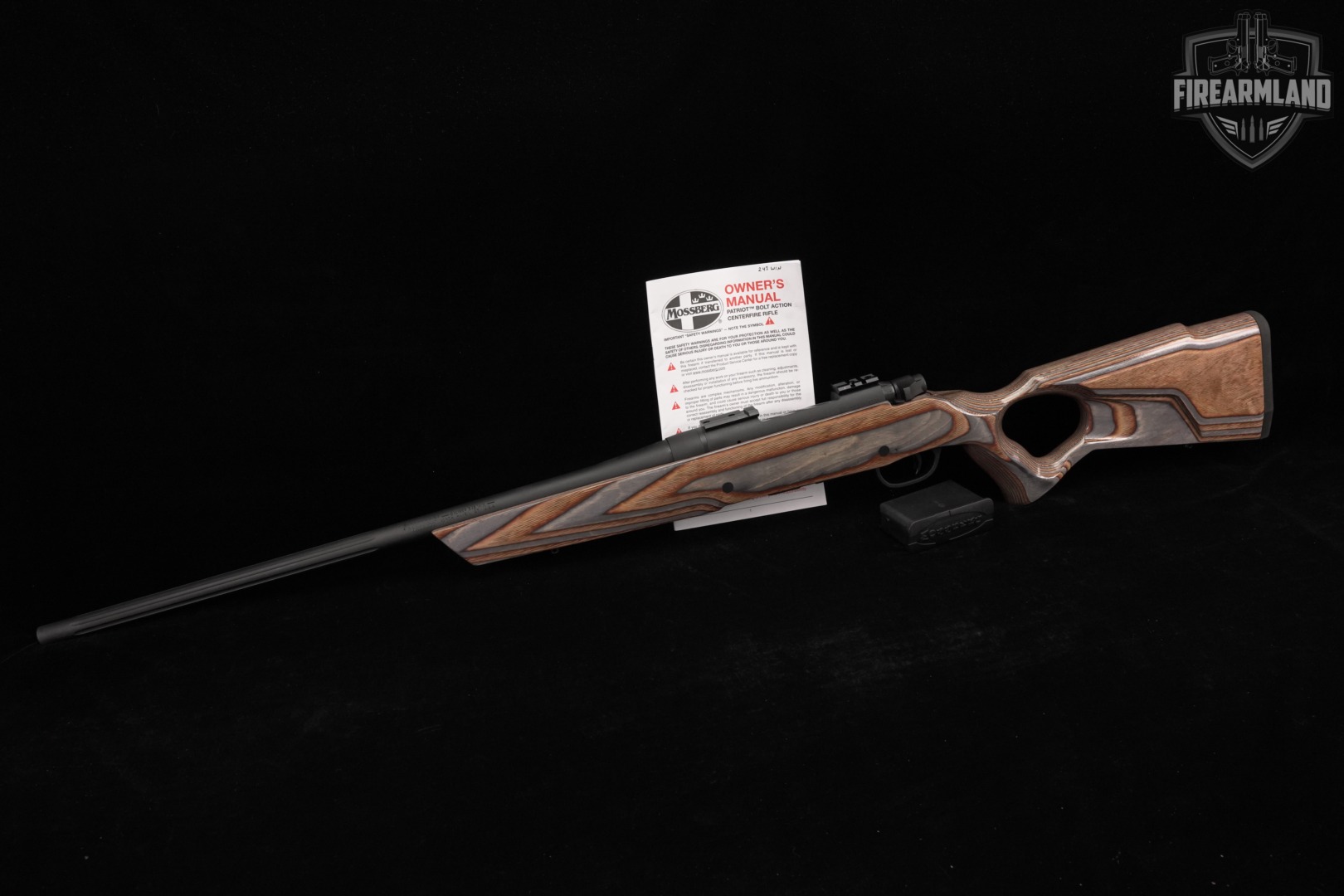 Mossberg Patriot 243 Win 22 Blued & Laminate +2 MAGS-img-2