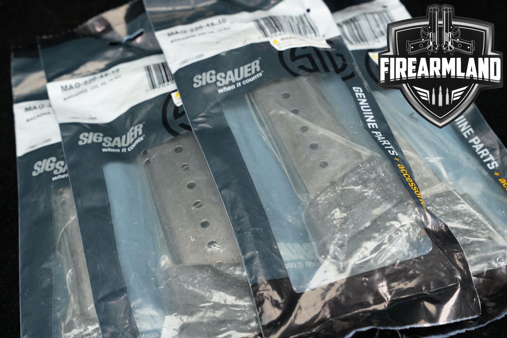 Sig Sauer FIVE (5) P220 10 Round Magazines .45 ACP in New - Old Stock Condition Thumbnail