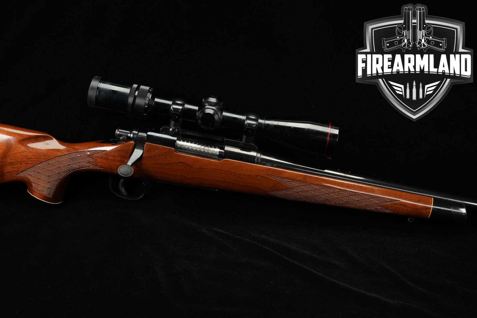 Remington Model 700 BDL 223 Rem 24" Blued & Walnut M700 +NIKON SCOPE-img-0